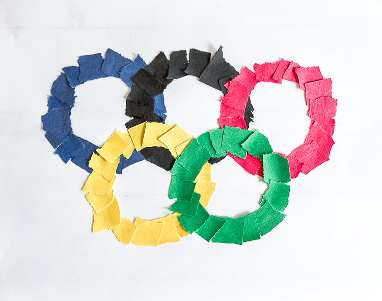 Olympic Rings Craft Project Woo! Jr. Kids Activities Children's