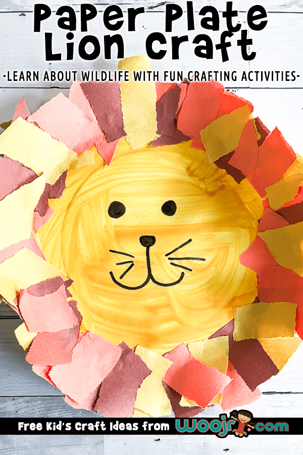 Paper Plate Lion Craft Woo! Jr. Kids Activities Children's Publishing