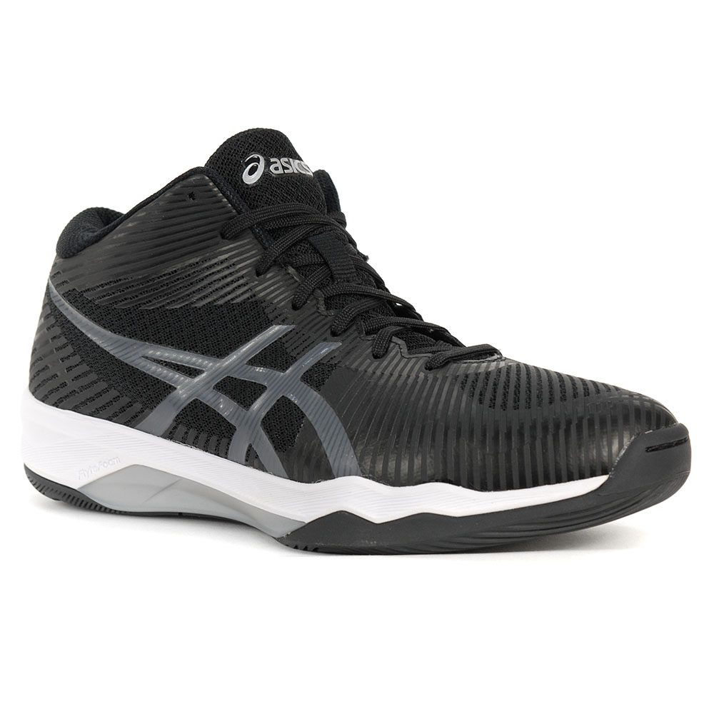 ASICS Men's Volley Elite FF MT Black/Dark Grey Volleyball Shoes B700N