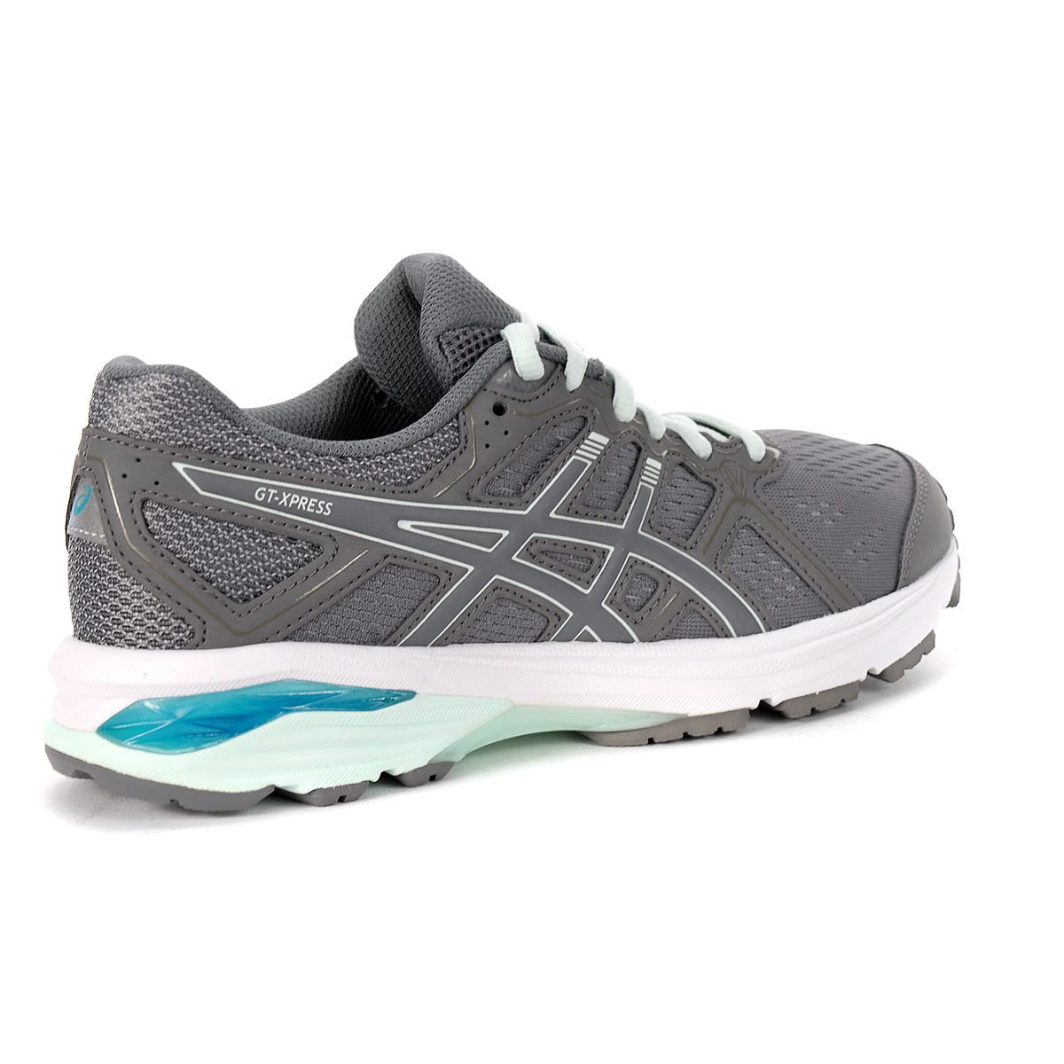 ASICS Women's GTXPRESS Carbon/Soothin Sea Running Shoes 1012A131.020