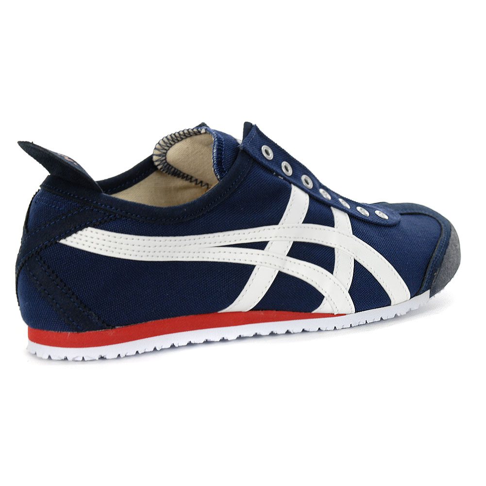 ASICS Men's Onitsuka Tiger Mexico 66 Navy/OffWhite SlipOn Sneakers