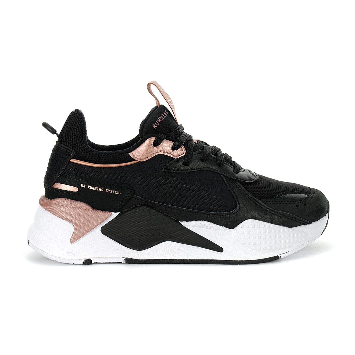 Puma Women's RSX Trophy Puma Black/Rose Gold Sneakers 37075204