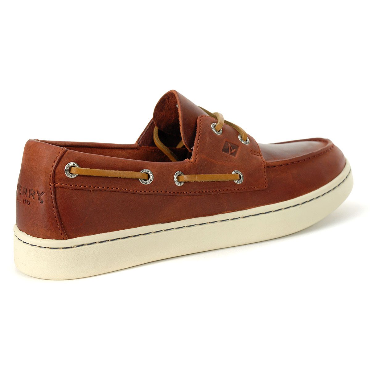 Sperry TopSider Men's Sperry Cup 2Eye Burgundy Boat Shoes STS21496
