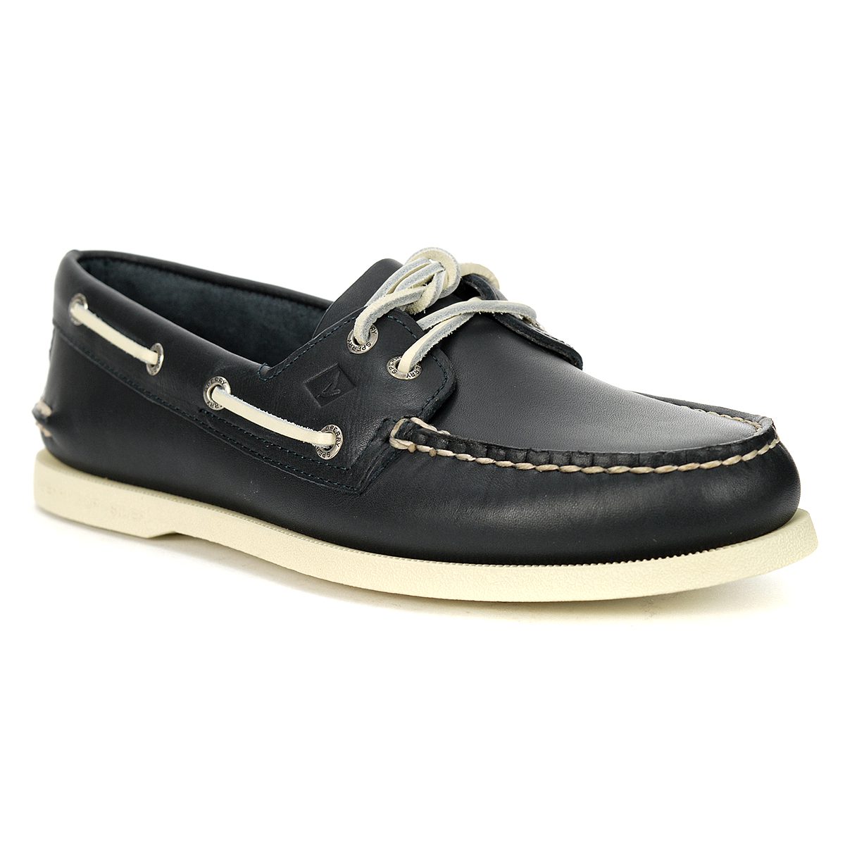Sperry TopSider Men's Authentic Original Leather Boat Shoe Navy