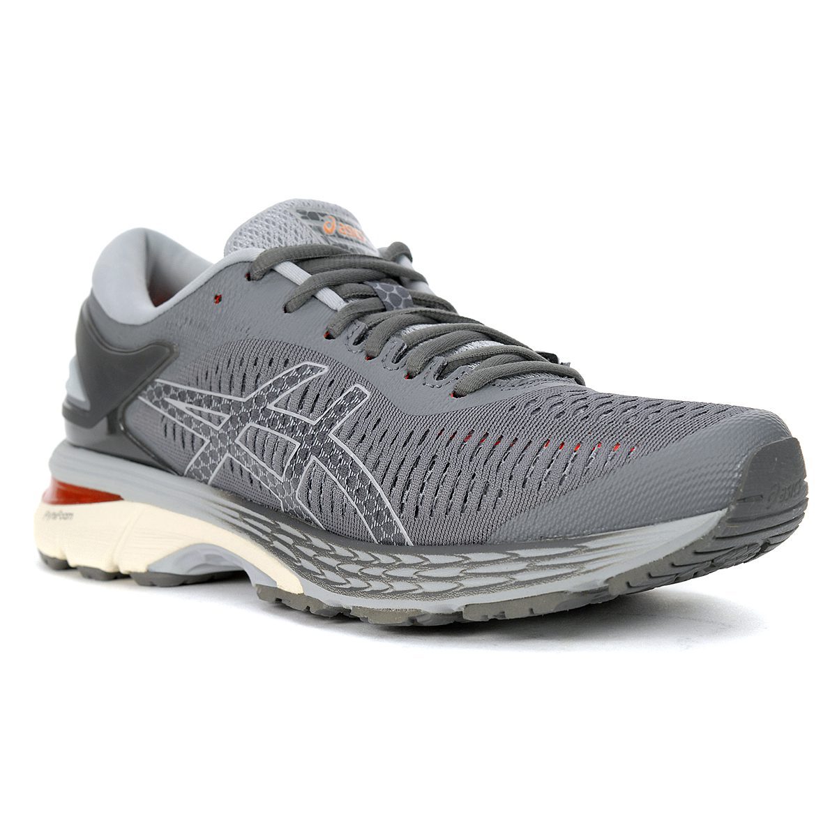 ASICS Women's GelKayano 25 (Narrow) Carbon/Mid Grey Running Shoes 1012A019.020