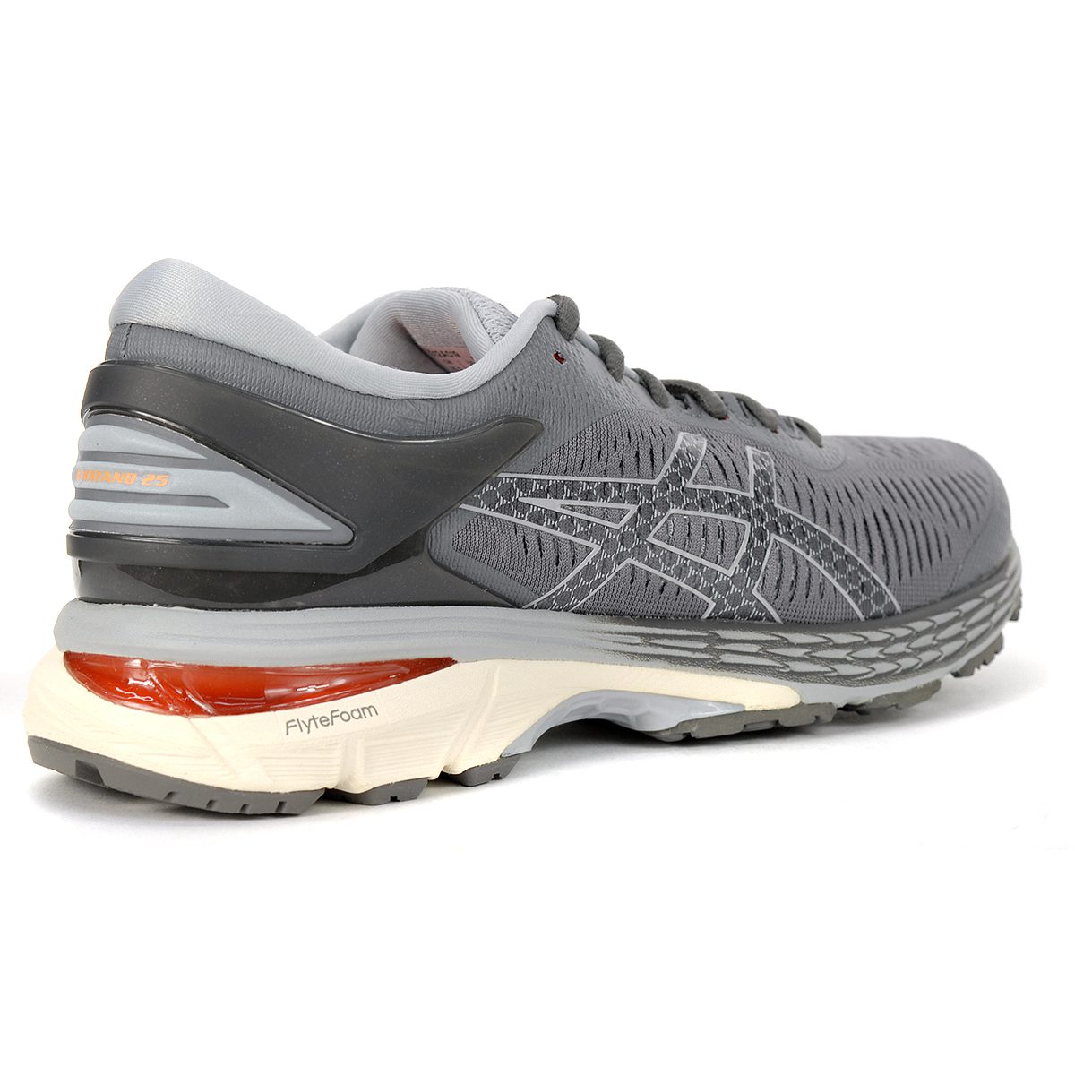 ASICS Women's GelKayano 25 (Narrow) Carbon/Mid Grey Running Shoes 1012A019.020