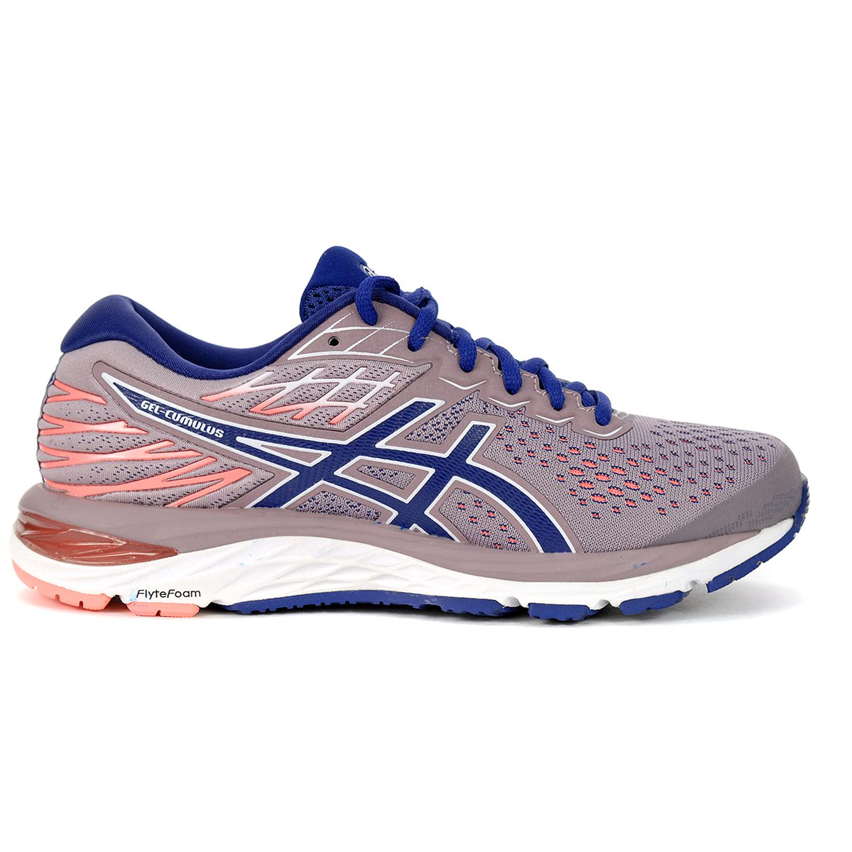 ASICS Women's GelCumulus 21 (Narrow) Violet Blush/Dive Blue Running Shoes 1012A470.500