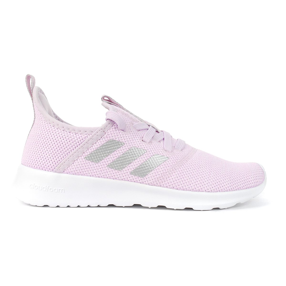 Adidas Kids Cloudfoam Pure Aero Pink/Silver Metallic/Cloud White