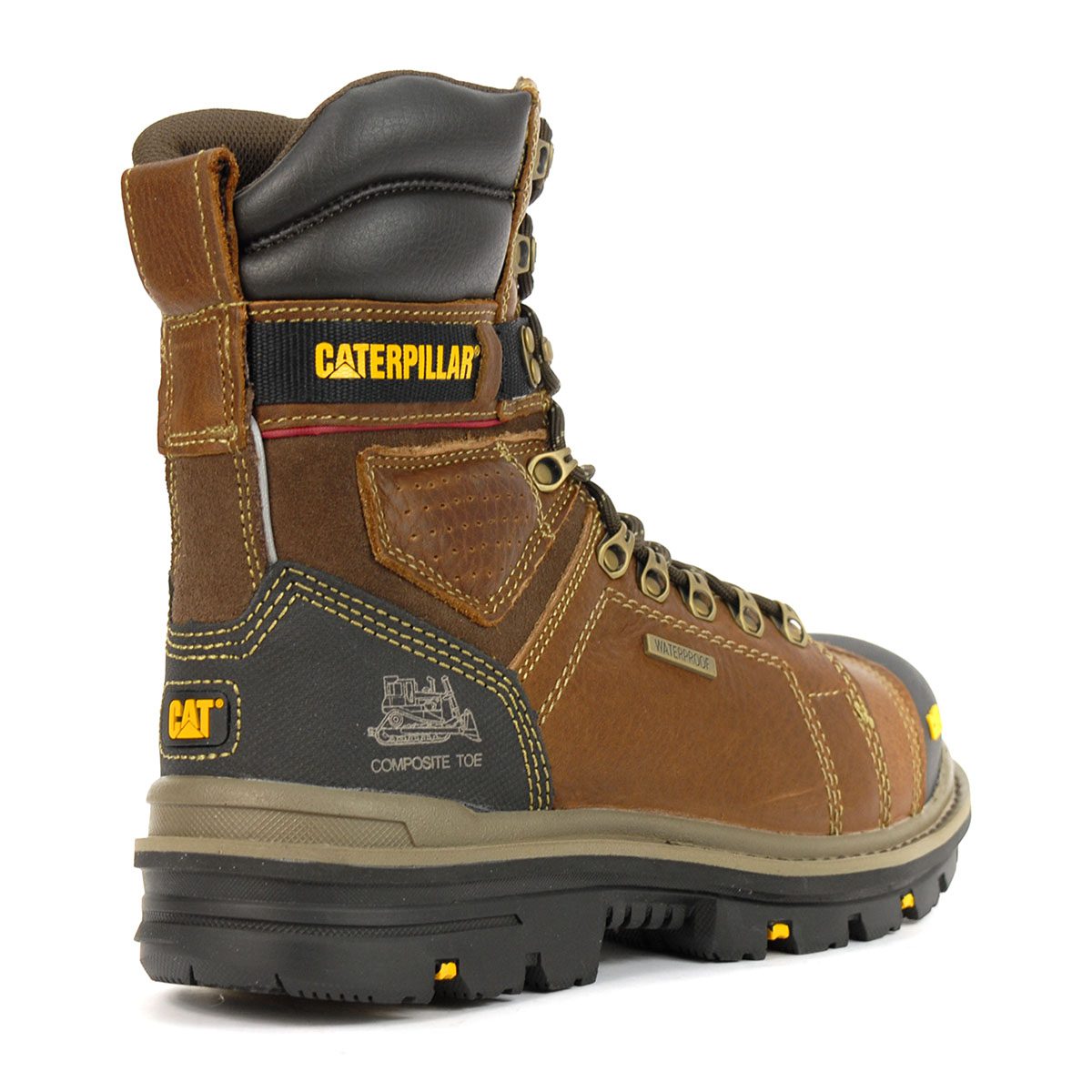 Caterpillar Men's Hauler 8" Waterproof CSA Oak Work Boots P717629