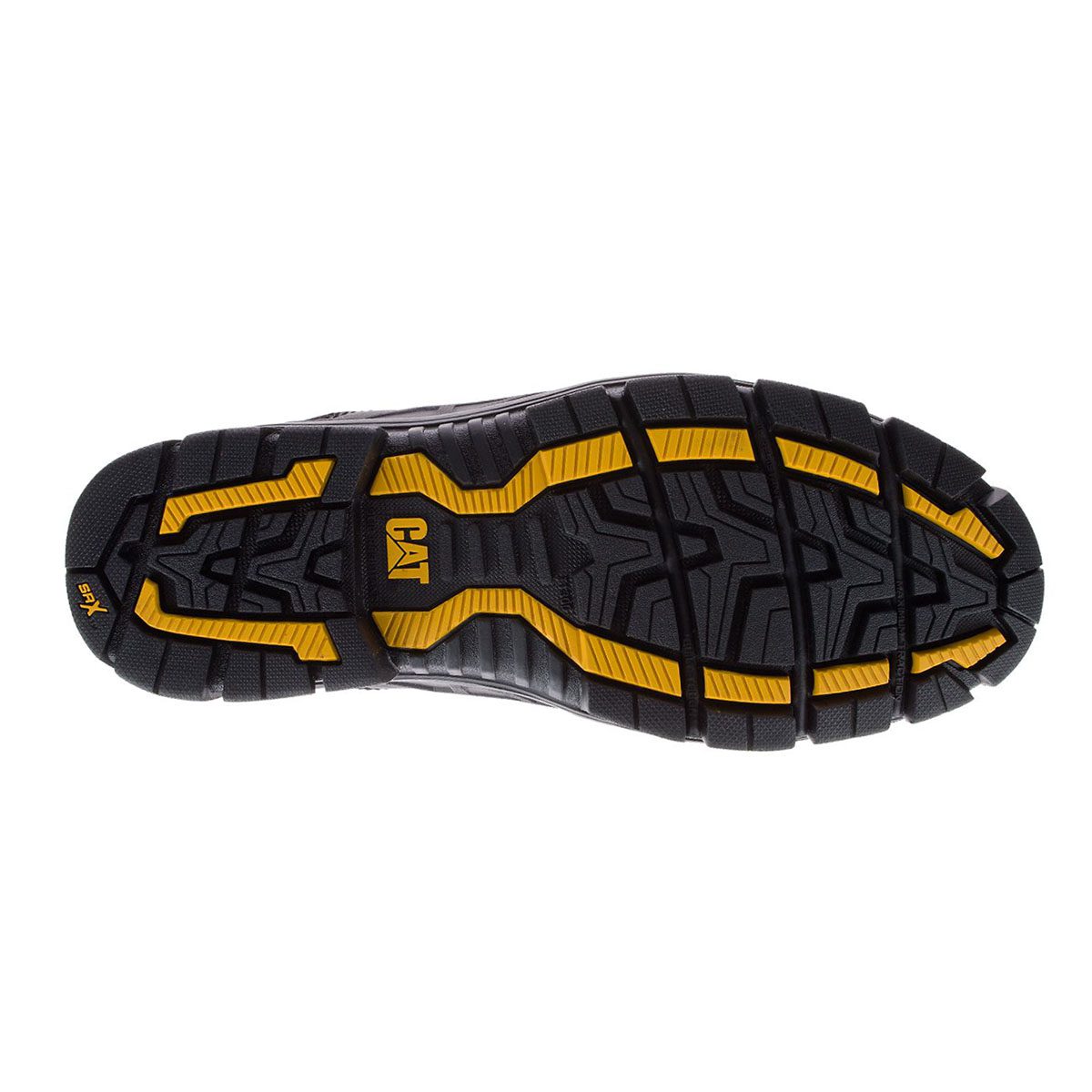 Caterpillar Men's Scaffold 8" Composite Toe WP Black Work Boots P721600