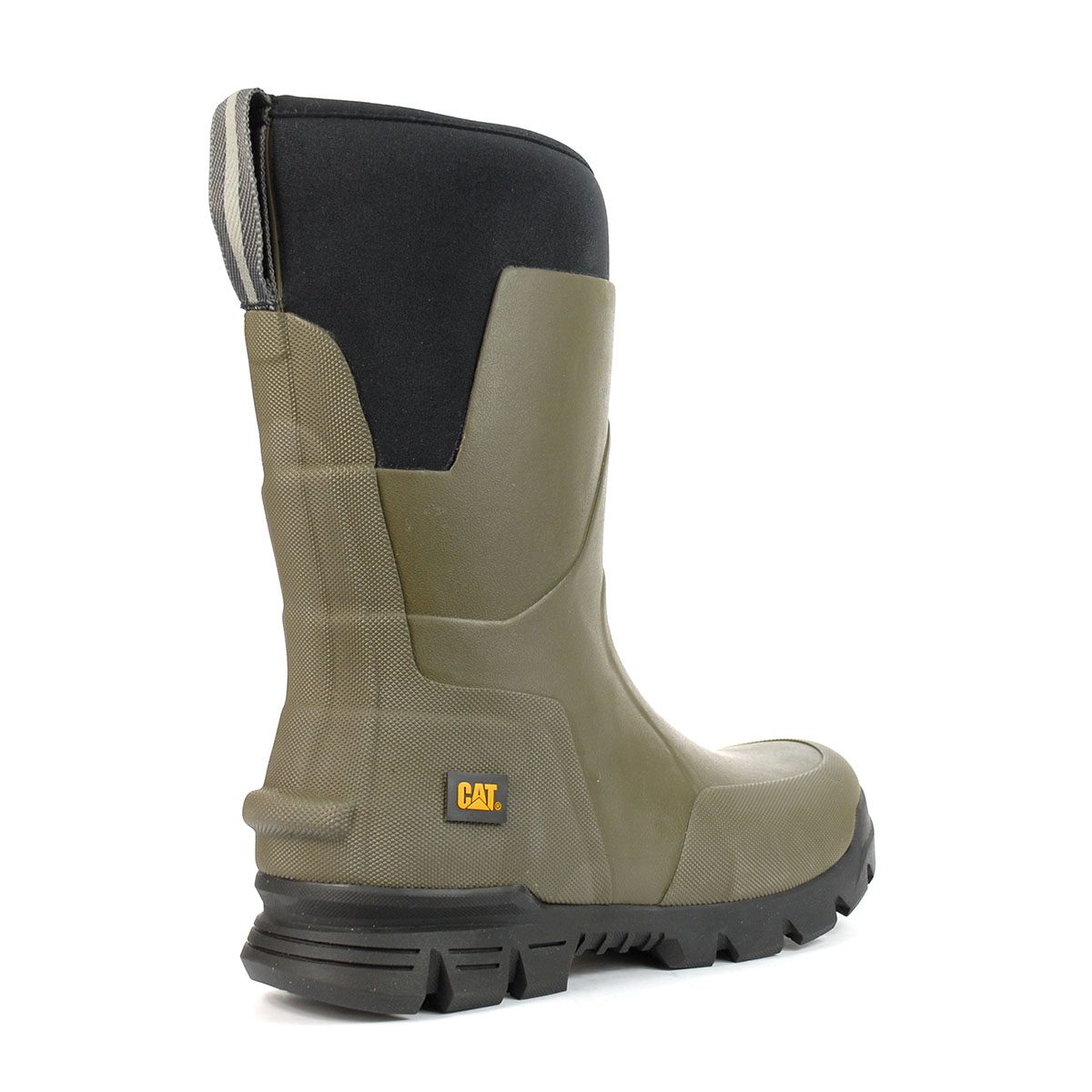 Caterpillar Unisex Stormers 11" Olive Night Rubber Rain Boots P723962