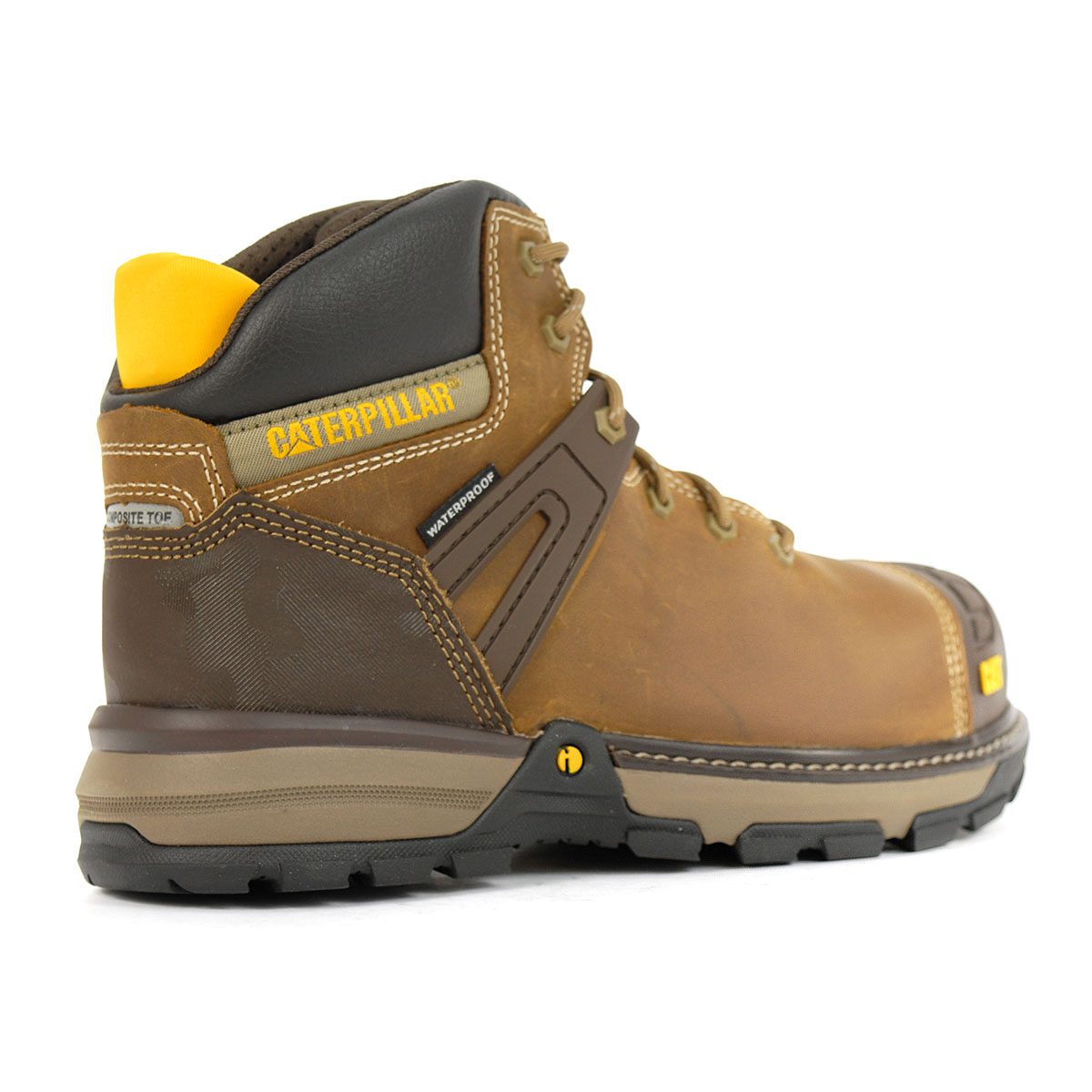 Caterpillar Men's Excavator Superlite WP CT Dark Beige Work Boots