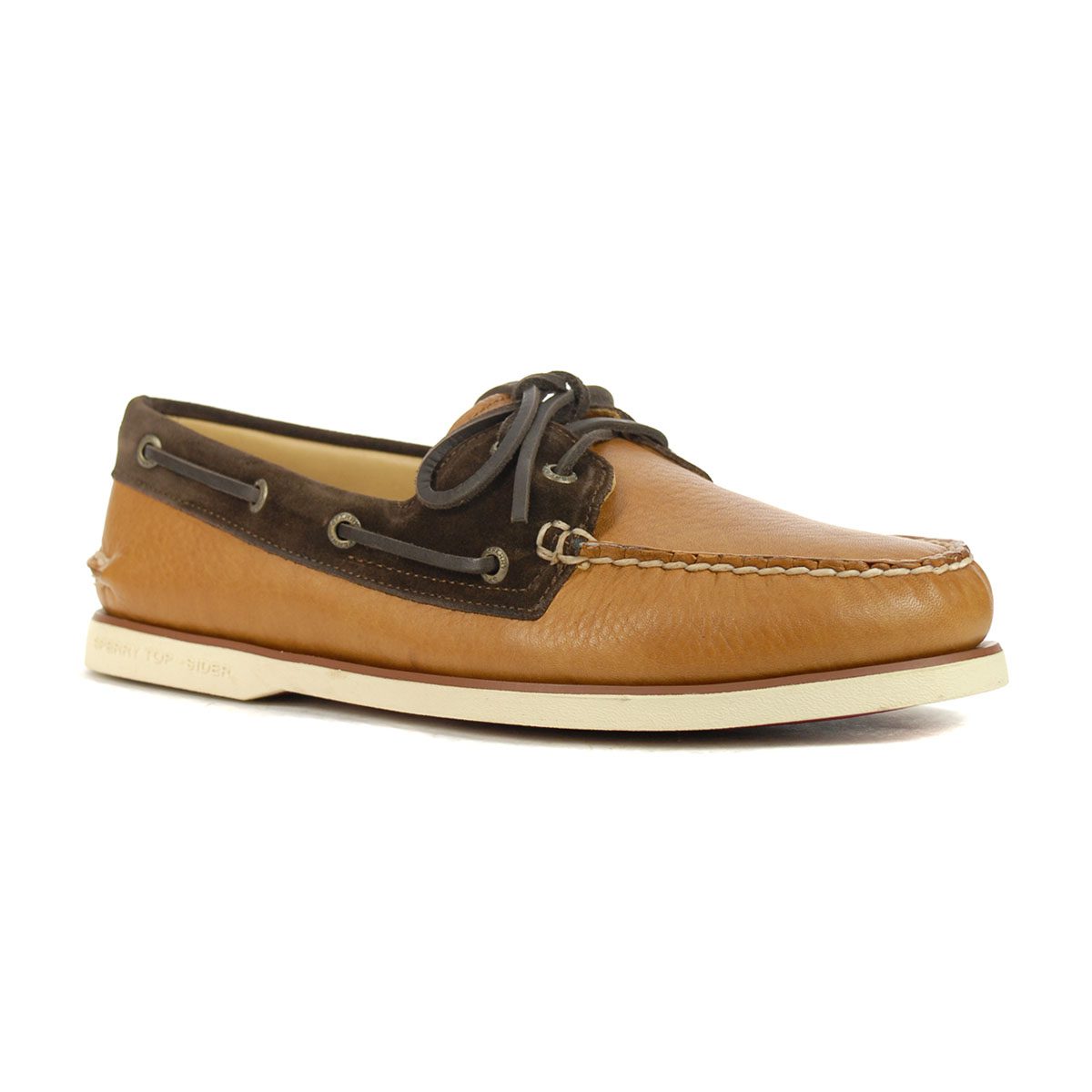 Sperry Men's Gold Cup Authentic Original Tan Nautical Boat Shoes