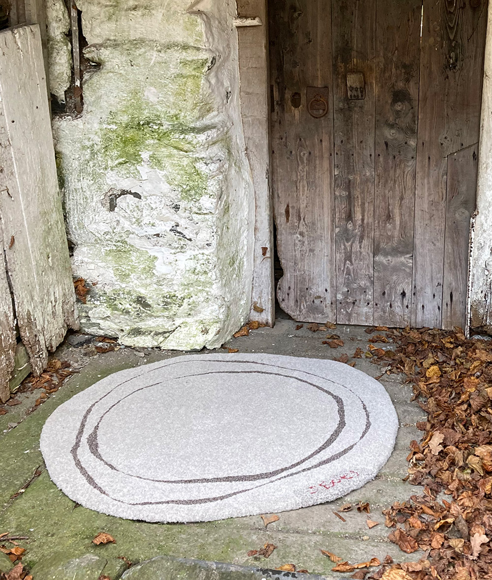 White Round Rug Woolly Rug Shop