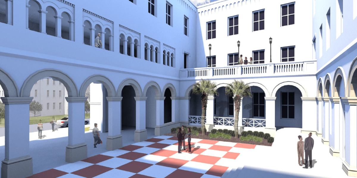 Woolpert Designs Iconic Replacement for Capers Hall at The Citadel