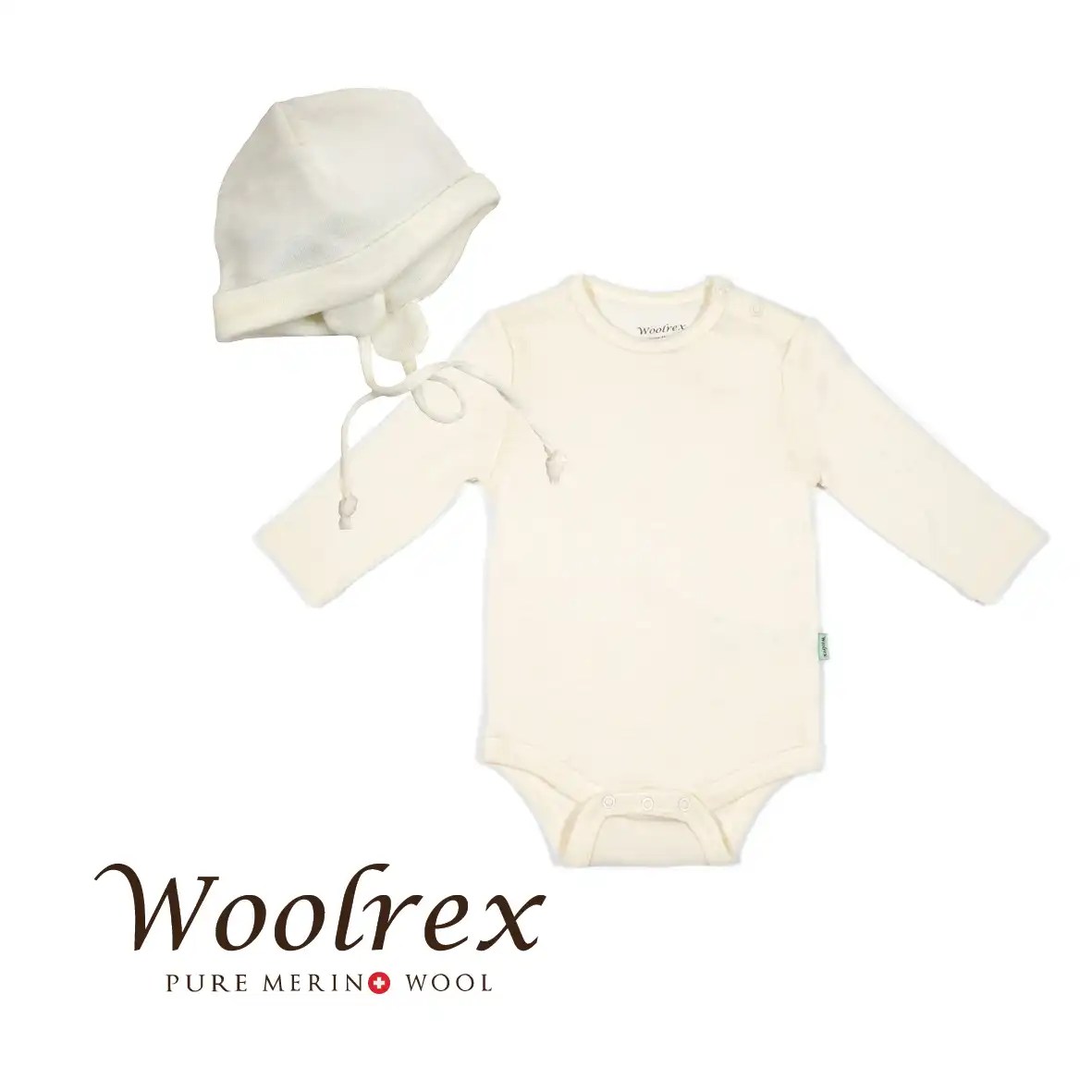 Cream White Pure Merino Wool Woolrex