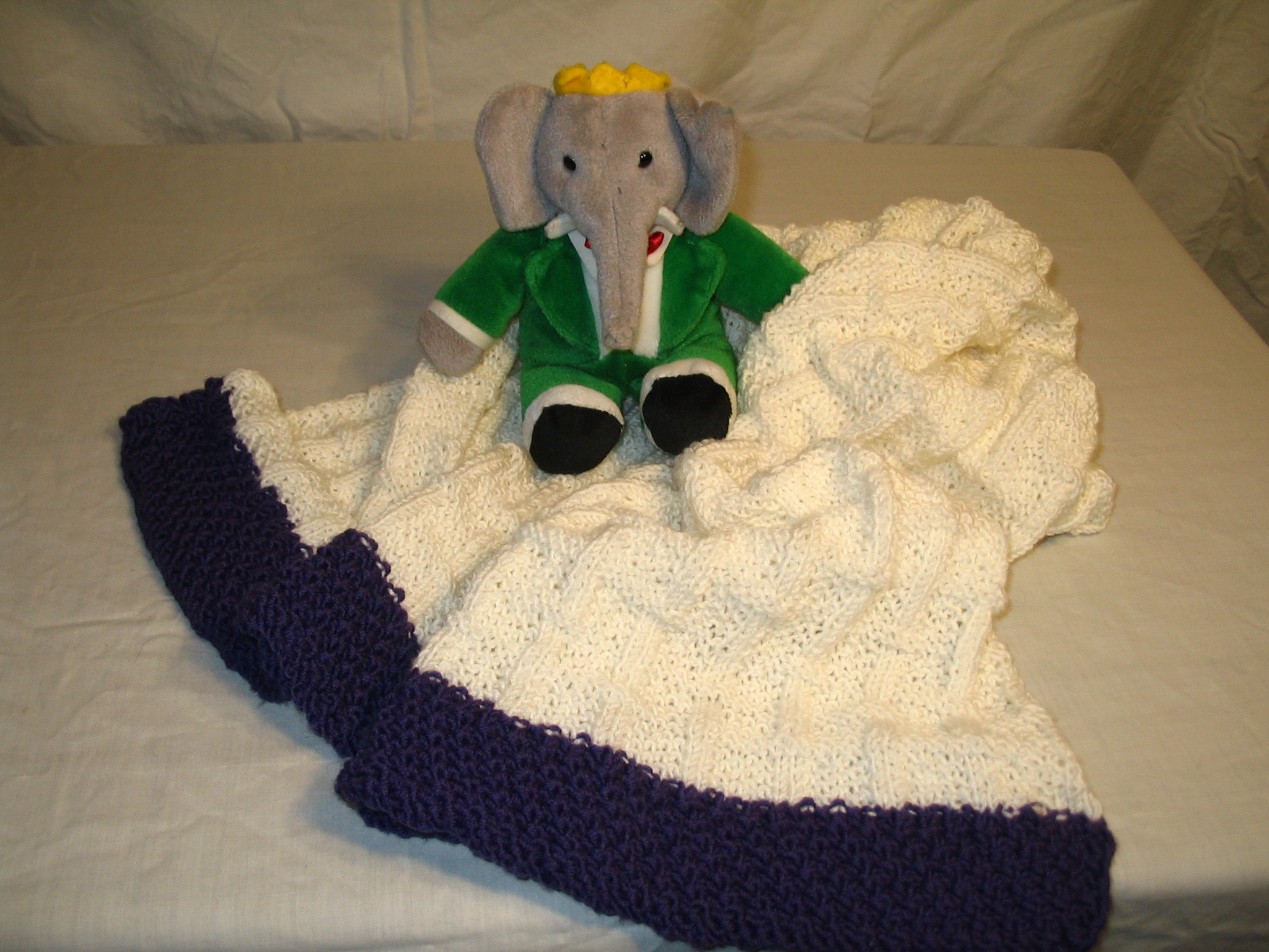 Western Europe Roman Toga Praetexta Protective Baby Blanket Wool Roads