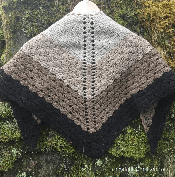 muirandco's stunning crochet shawl (instagram)