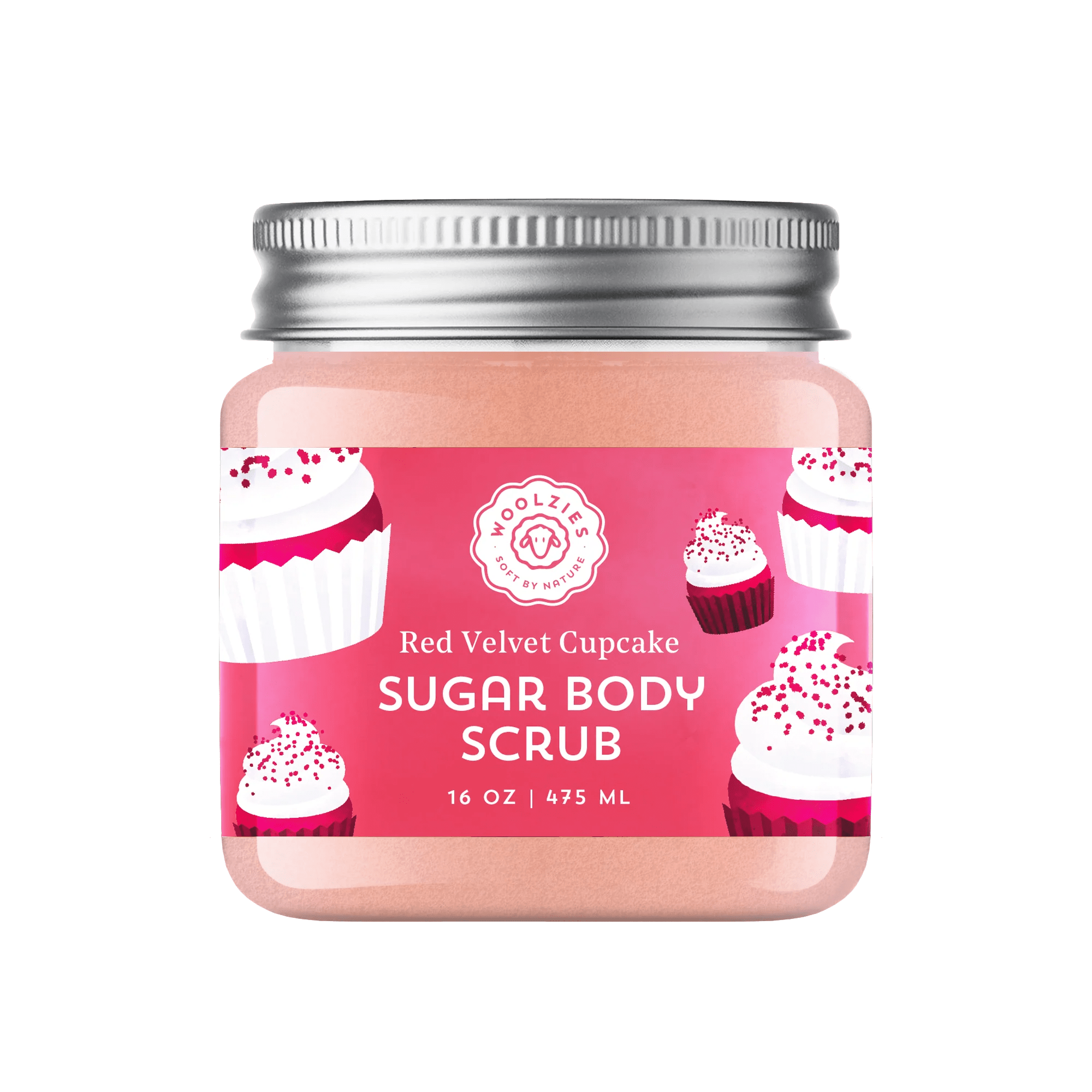 16oz. Red Velvet Cupcake Sugar Body Scrub