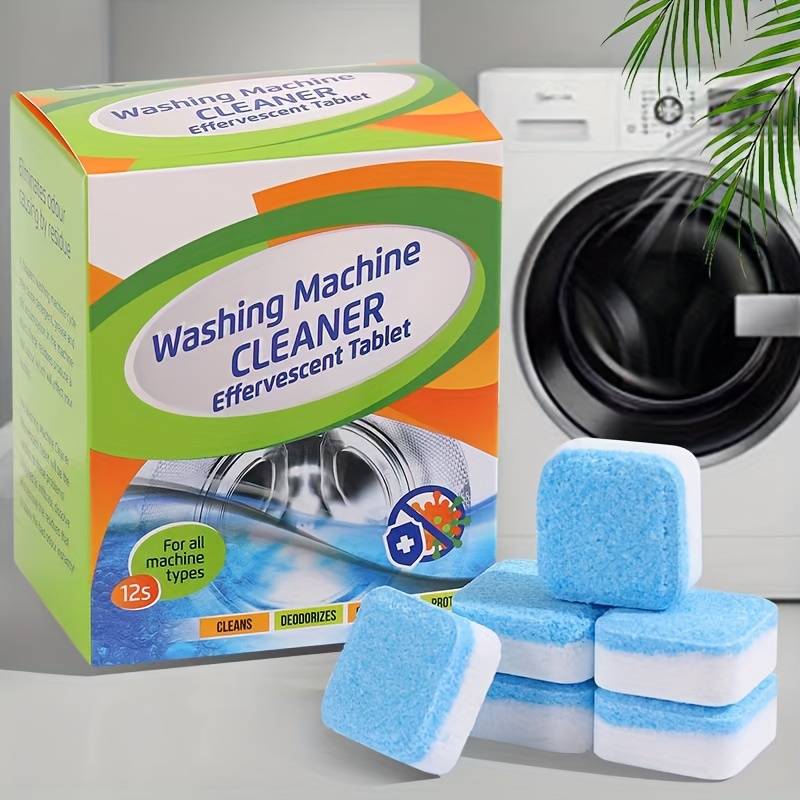 12Pcs Washing Machine Cleaning Tablets