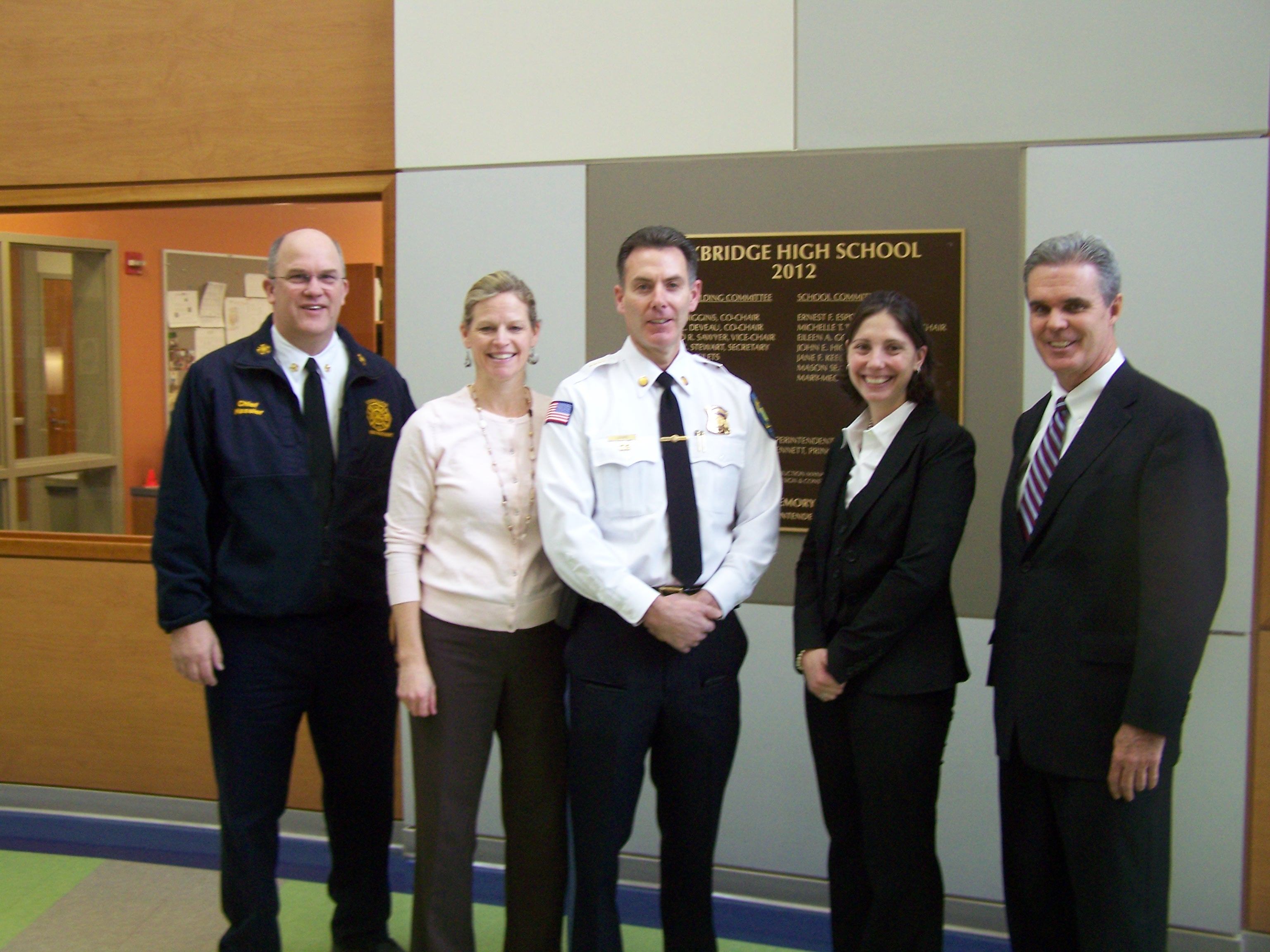 Uxbridge High School The Office of the Worcester County District