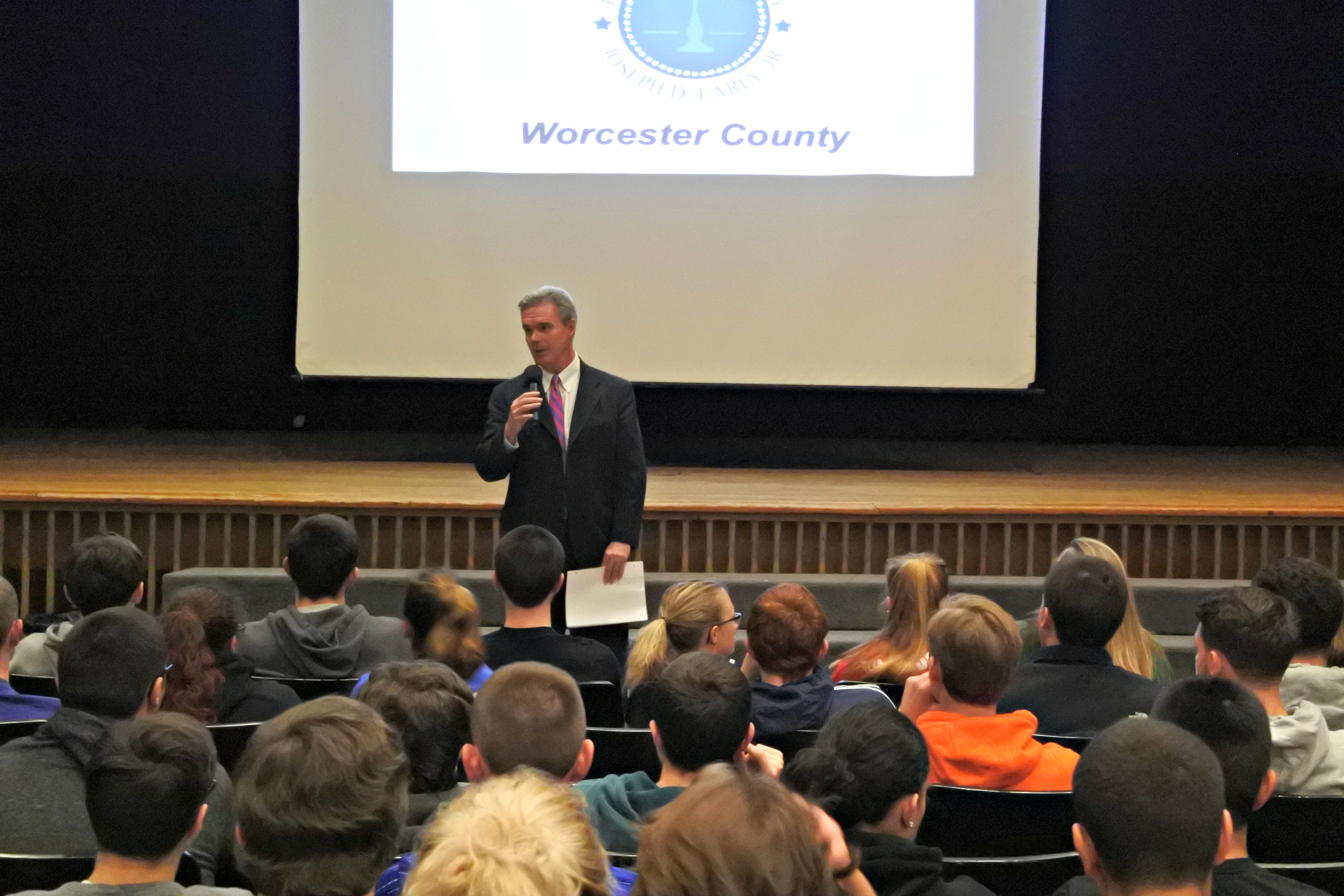 Distracted driving presentation at West Boylston High School The Office of the Worcester