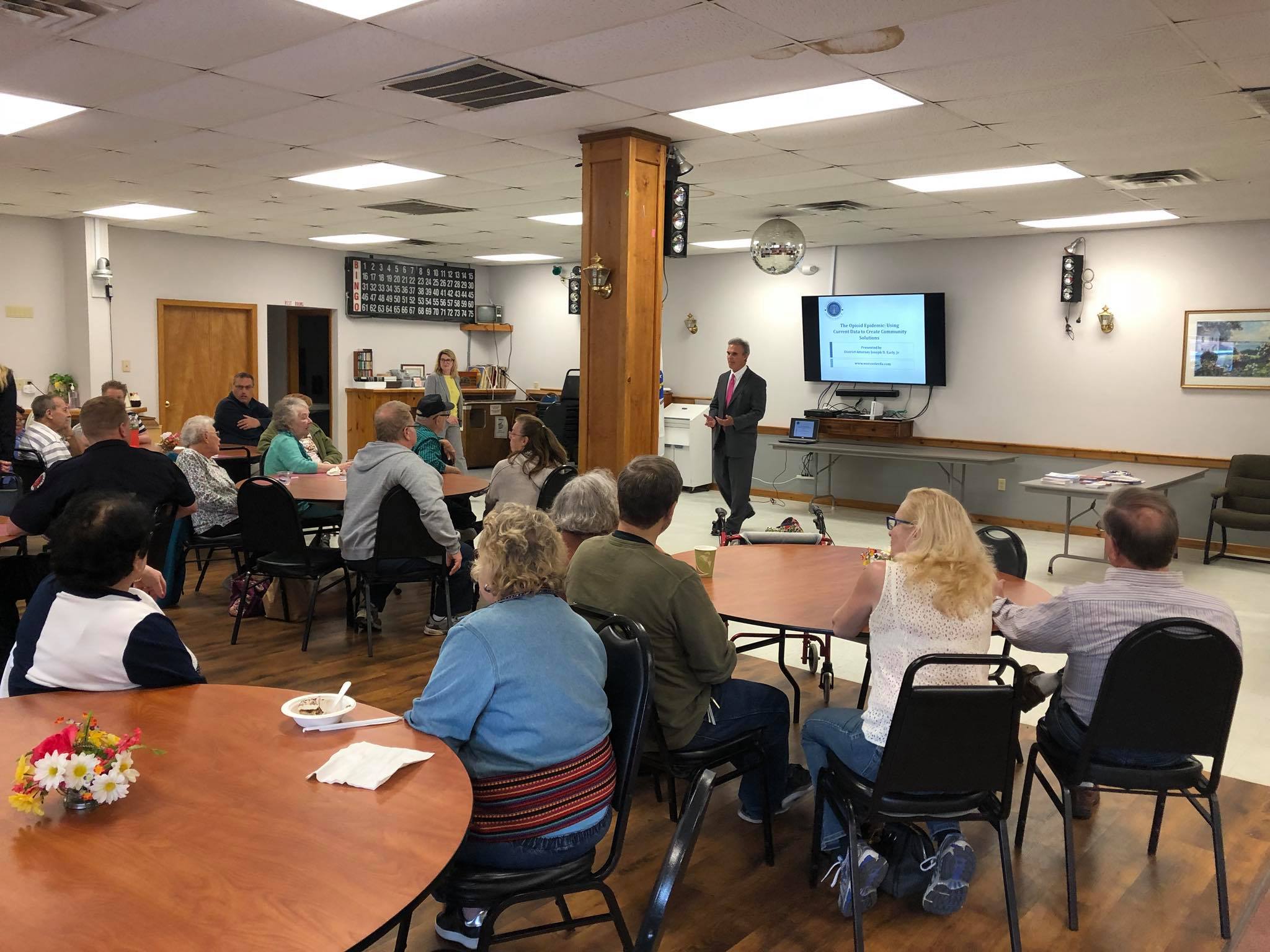 Opioid Presentation at North Brookfield Senior Center The Office of