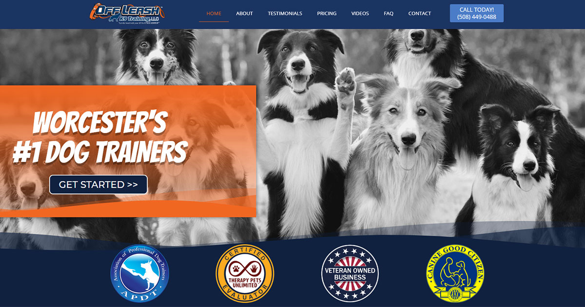 Plans & Pricing Off Leash K9 Training of Worcester, MA