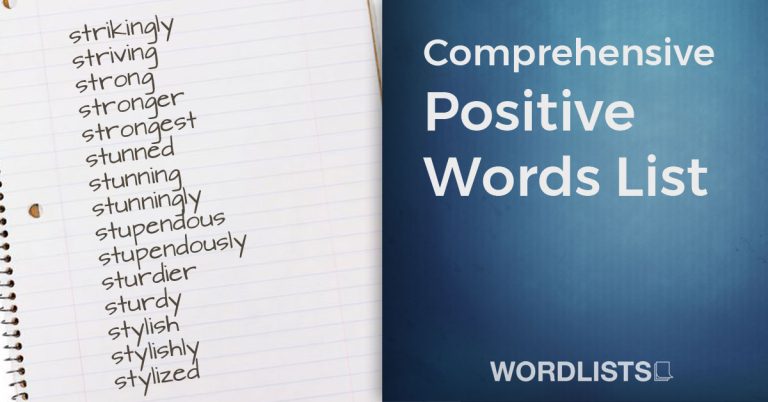 List Of Words Ending In "ack"