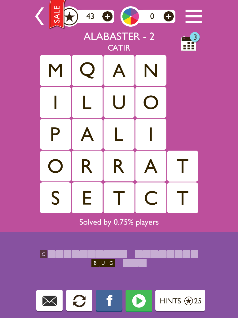 Word Trek Daily Quest Nov 23 BWODS