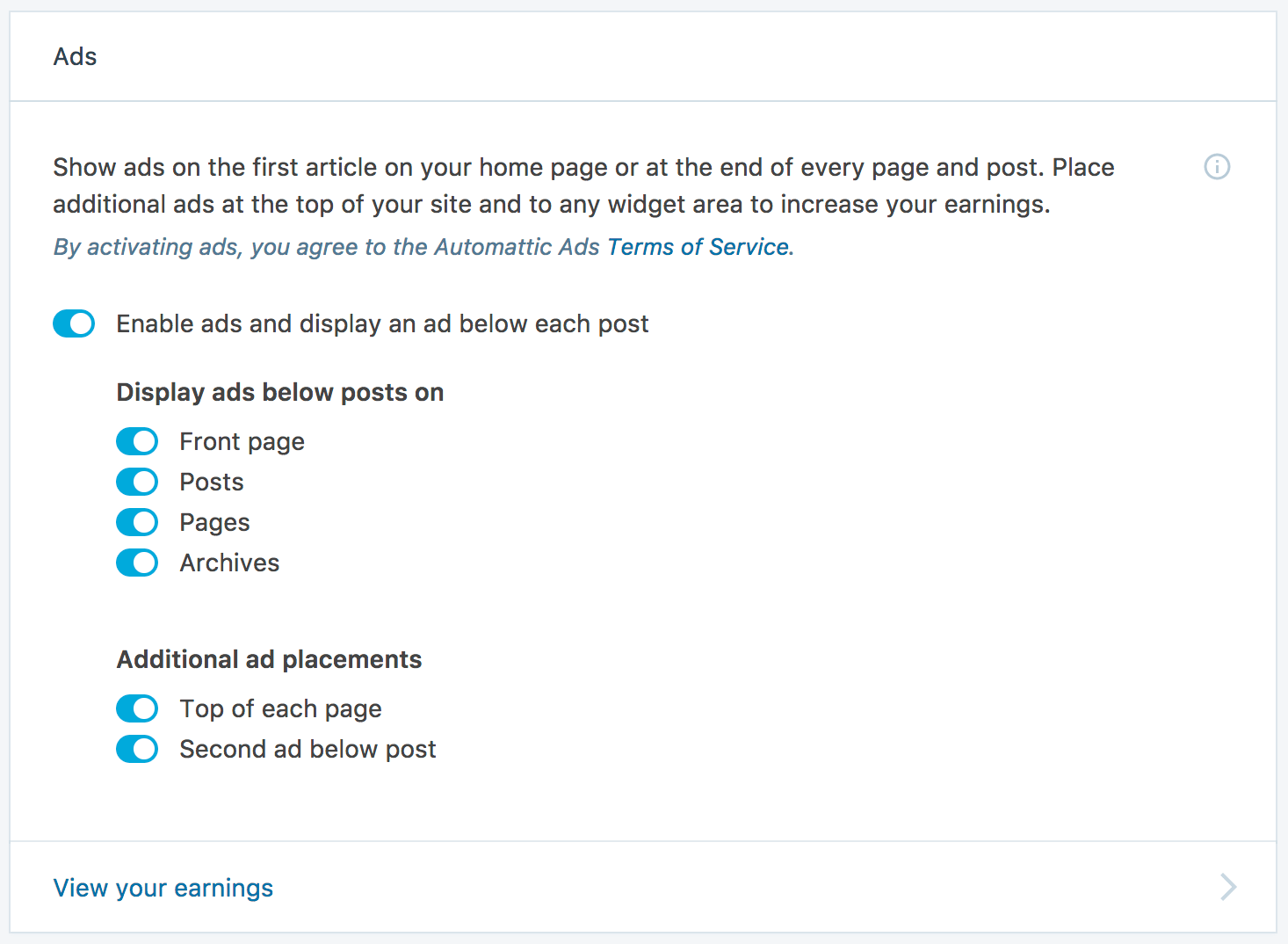 How to control Jetpack Ad placements using Hooks WordAds