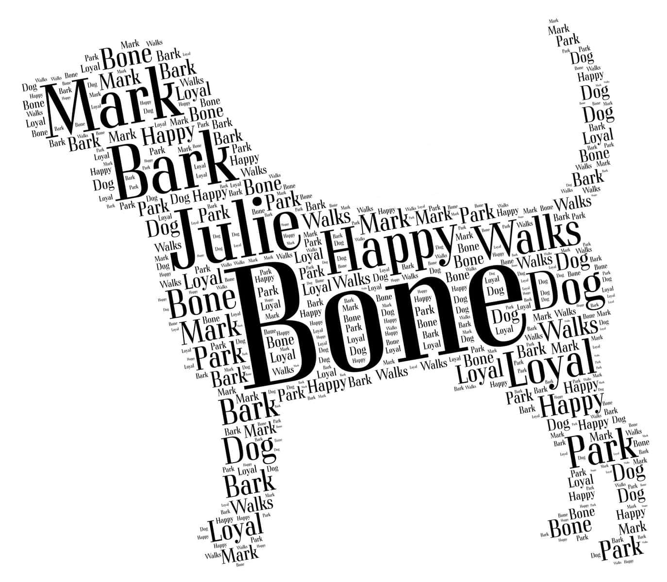 Personalised Beagle word art print word art prints word art app