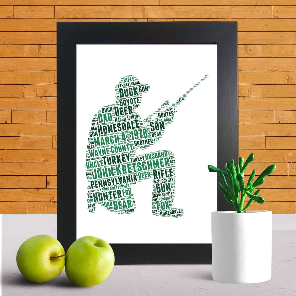 Hunting word art print Word Art Prints Word Art App