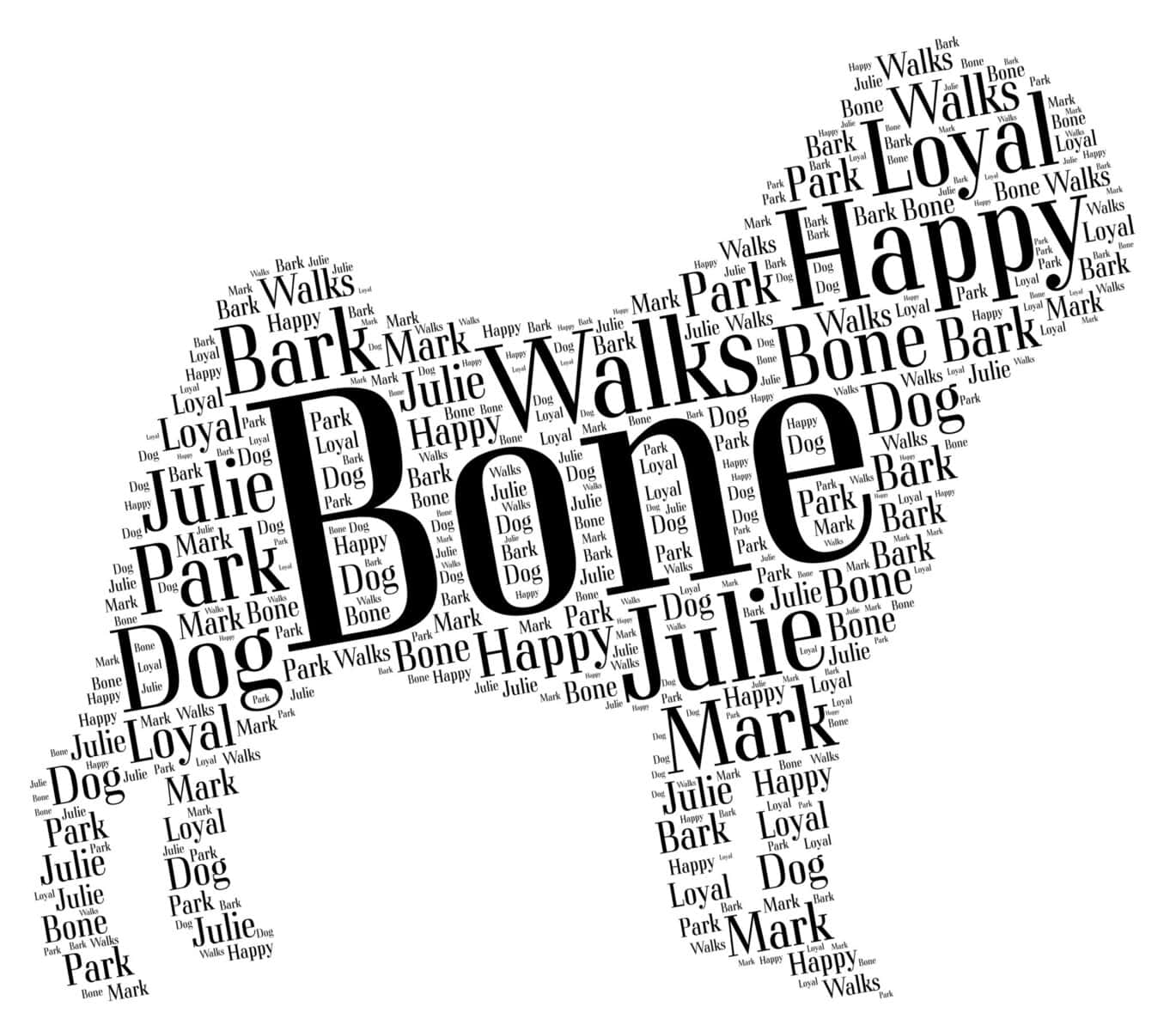 Personalised Pug word art word art prints word art app Personalised Pug word art word art prints word art app