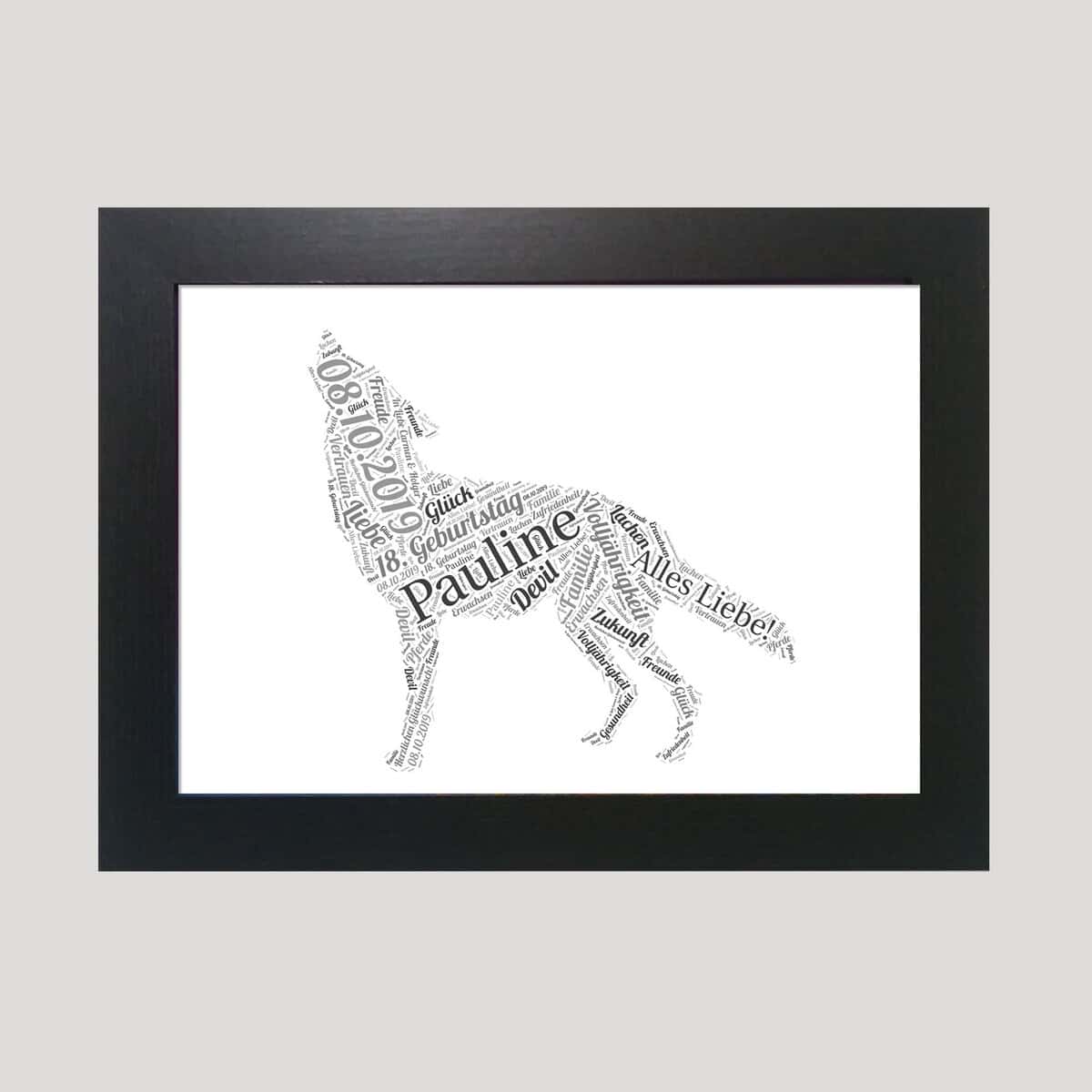 Wolf word art print word art prints word art app