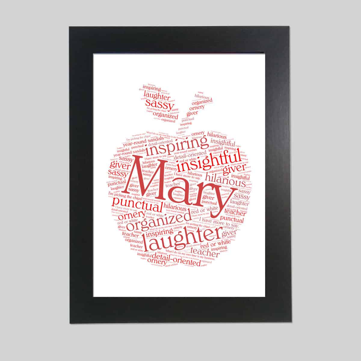 Apple word art print word art prints word art app