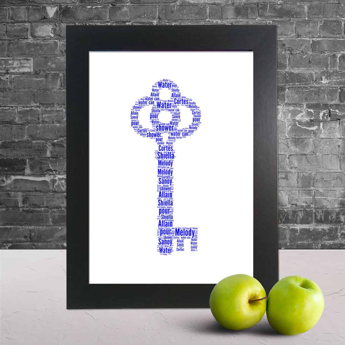 Door key word art print word art print word art prints word art app