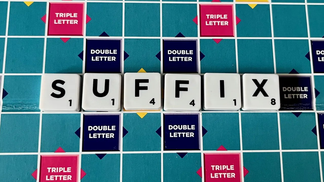 Scrabble Word Suffixes Word Checker