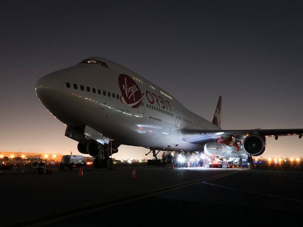 Virgin Orbit’s LauncherOne meets Cosmic Girl 747 WordlessTech