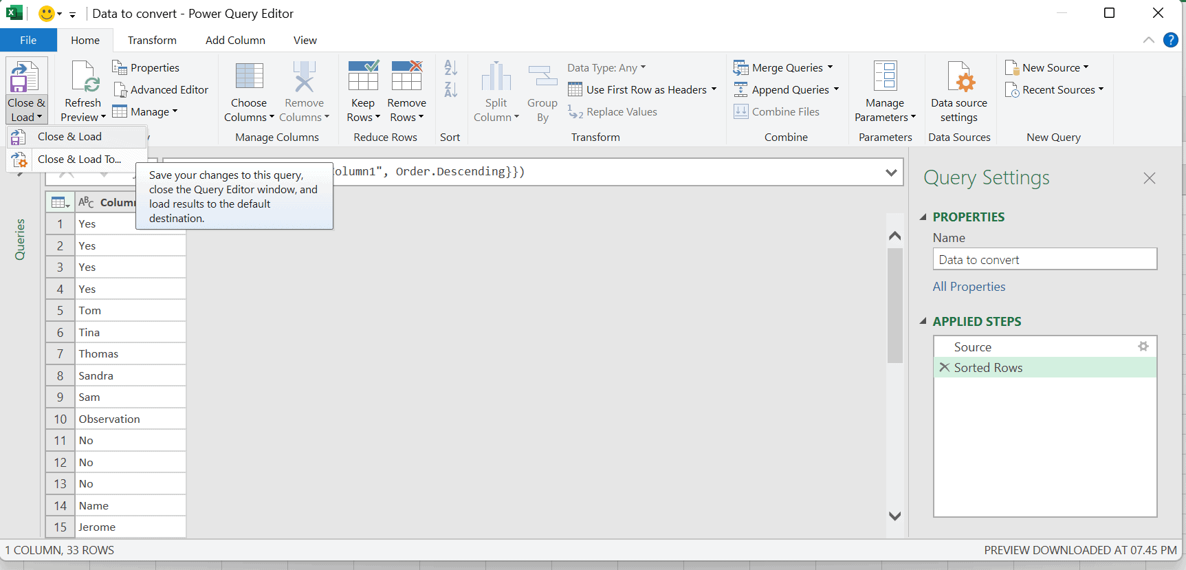 How to convert Word file into Excel file online