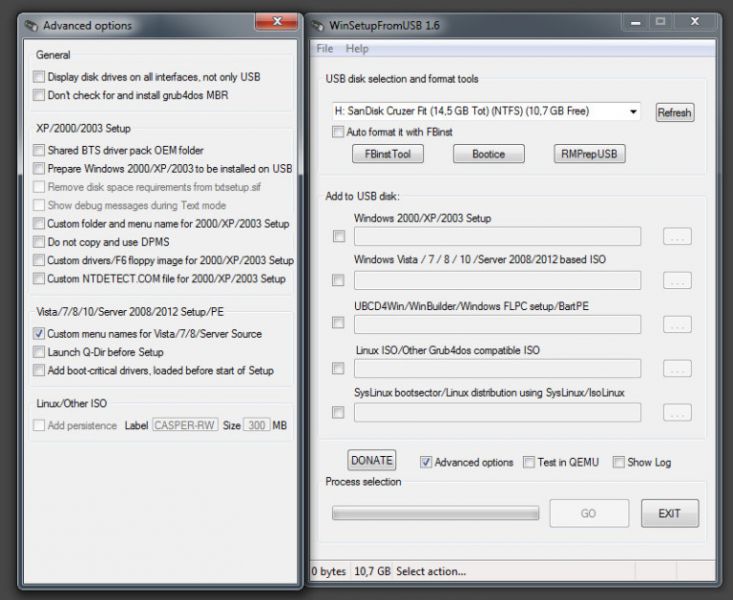 Como criar um pendrive com múltiplos instaladores de