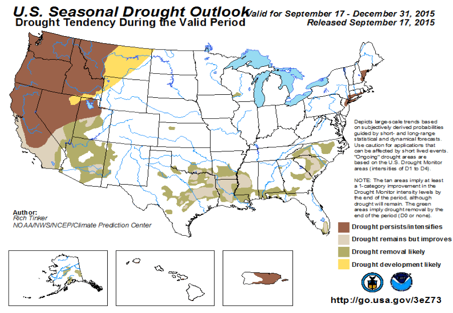 Devastating Droughts through Western North America MORECAST