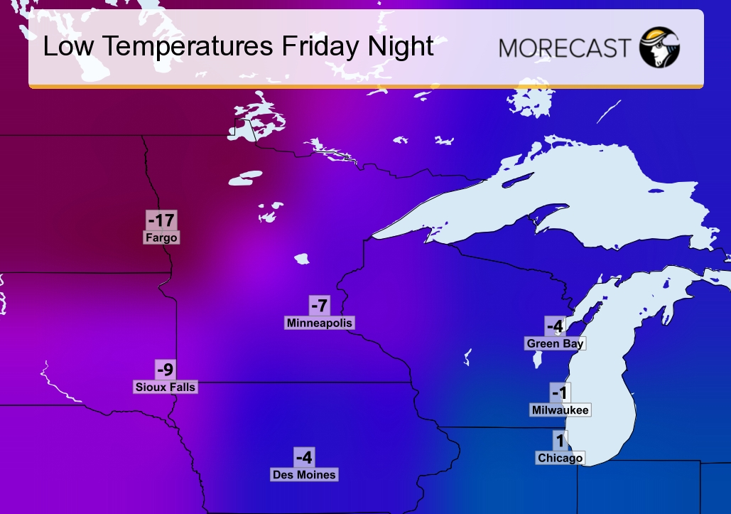 Dangerous Cold Conditions Coming Into Midwest MORECAST
