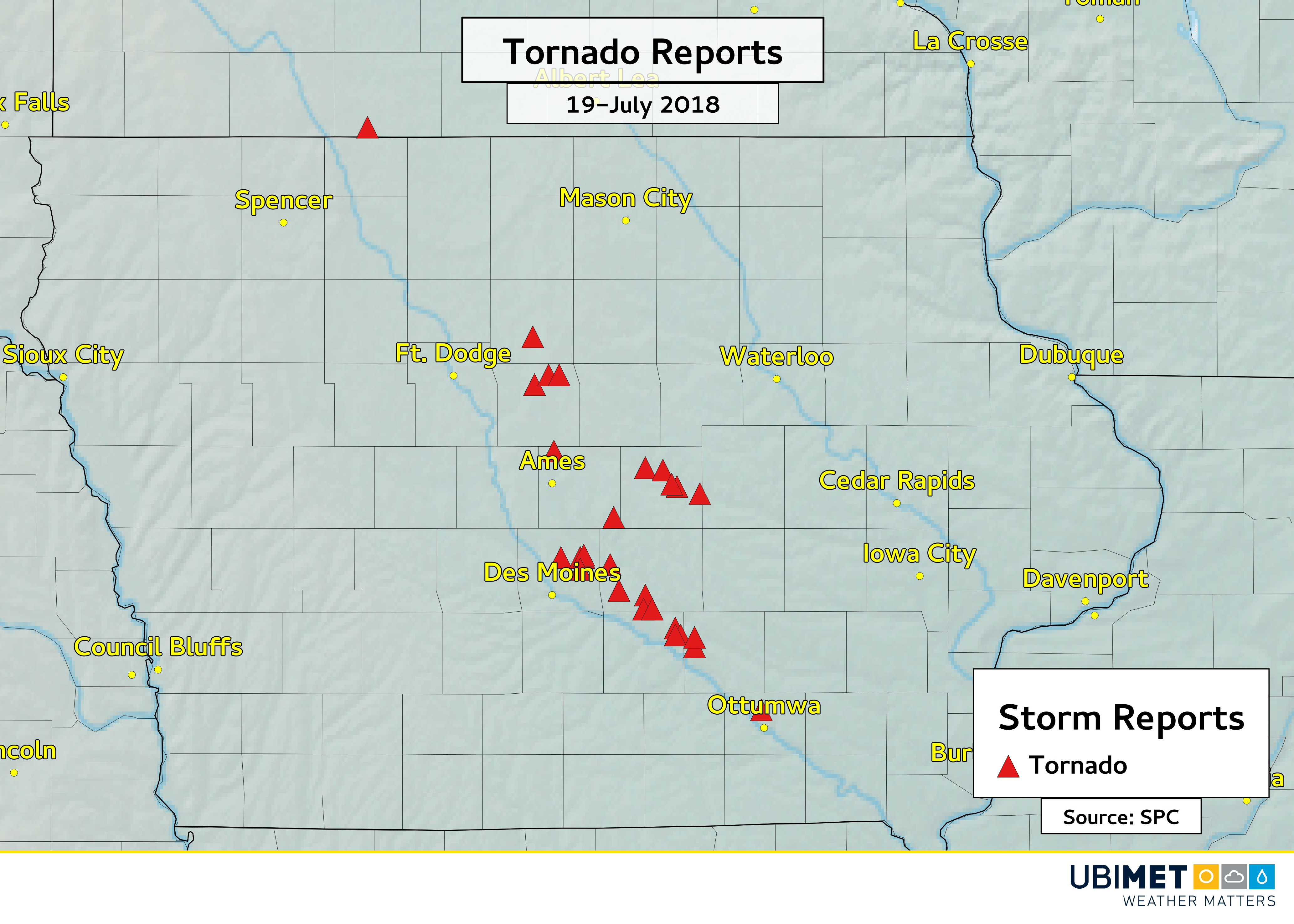 Severe Weather, Tornadoes, Targeted Iowa on Thursday Weather news