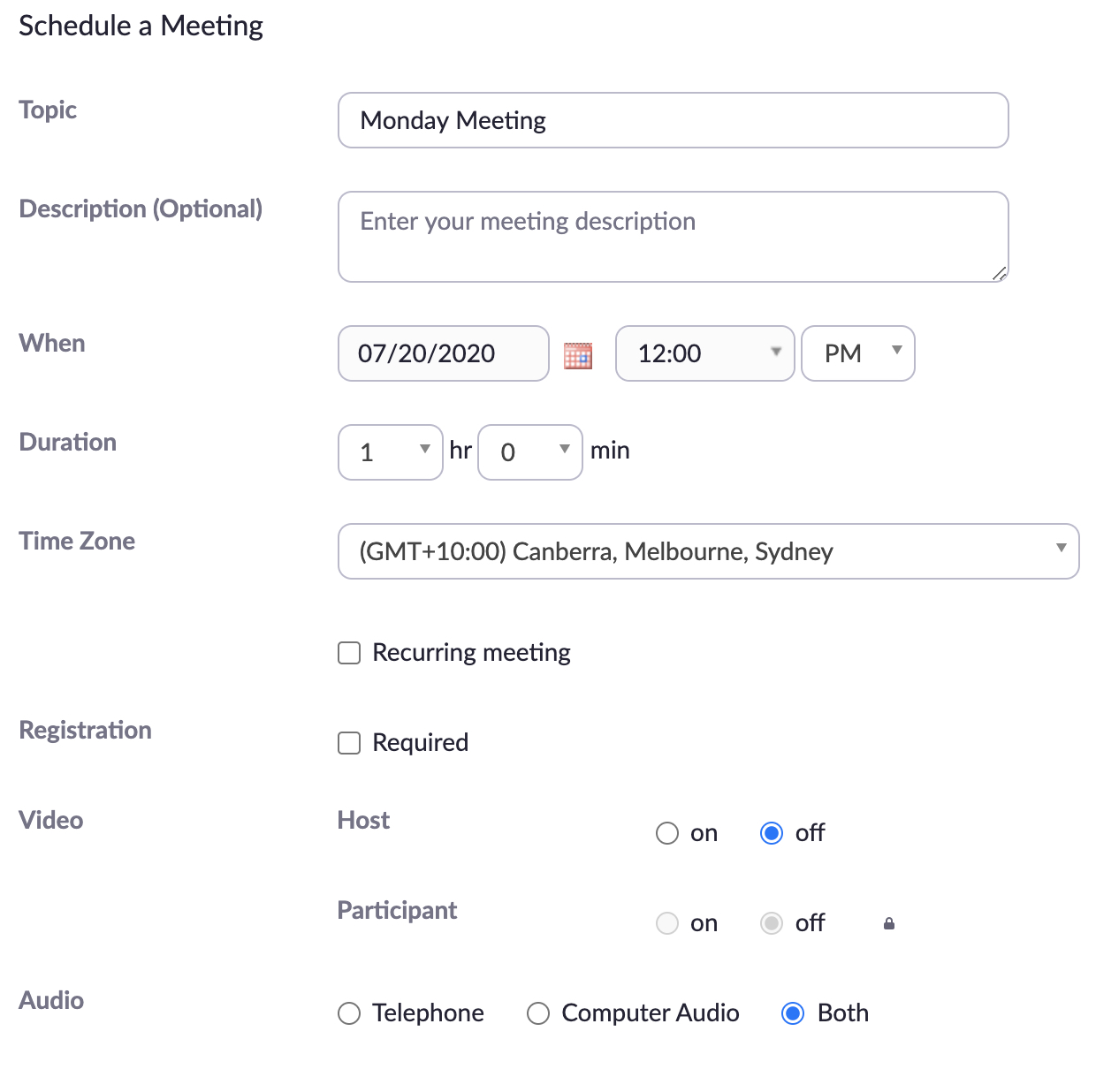 Use Zoom in Canvas LX at UTS