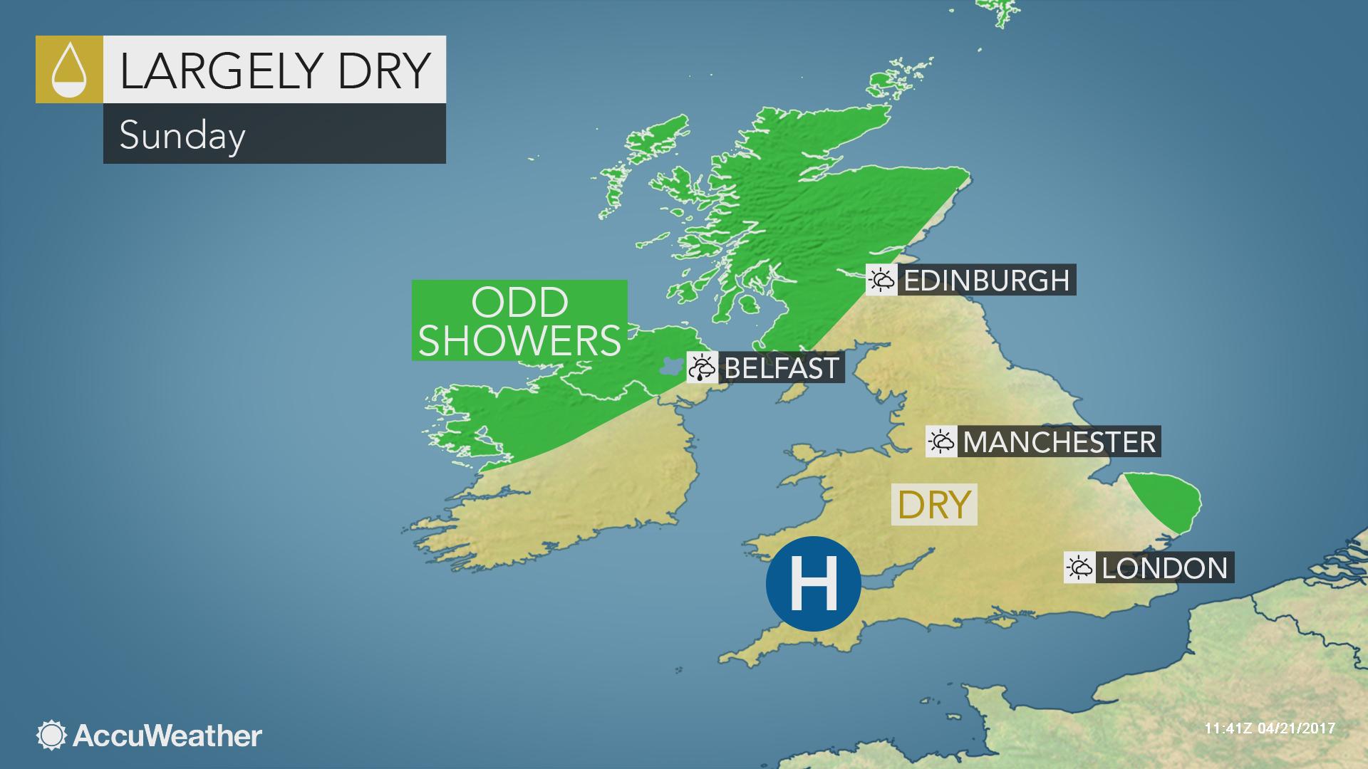 2017 London Marathon Dry weather, light winds to greet runners