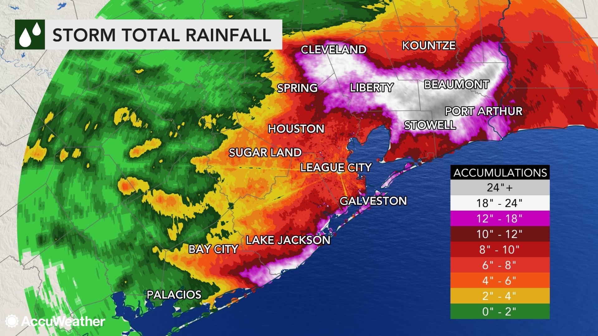 Cypress Texas Flooding Map