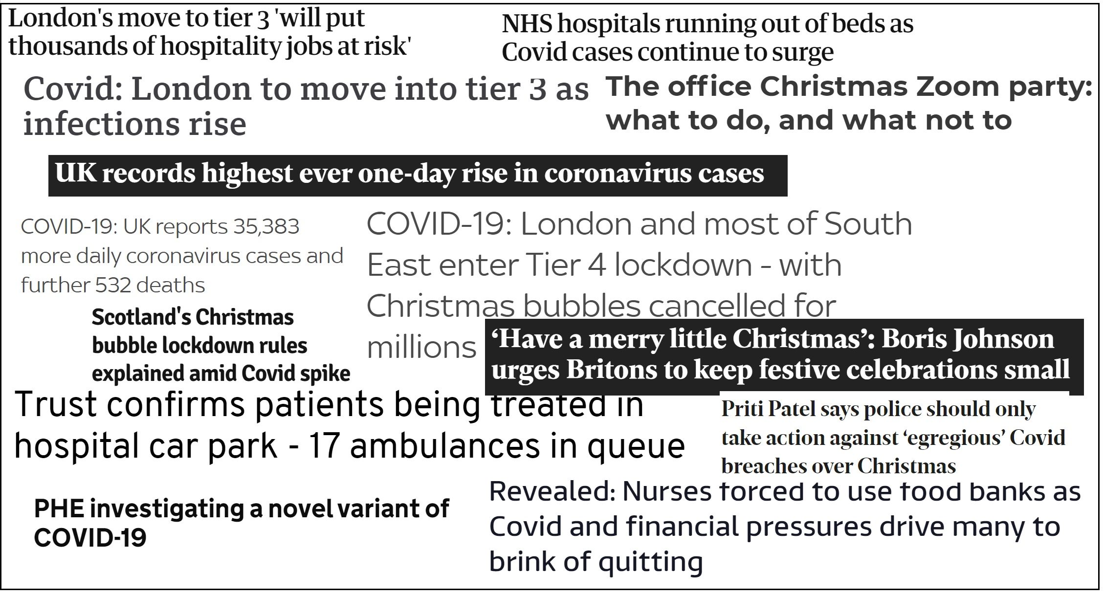 Downing Street Christmas party Here's how bad Covid was at the time