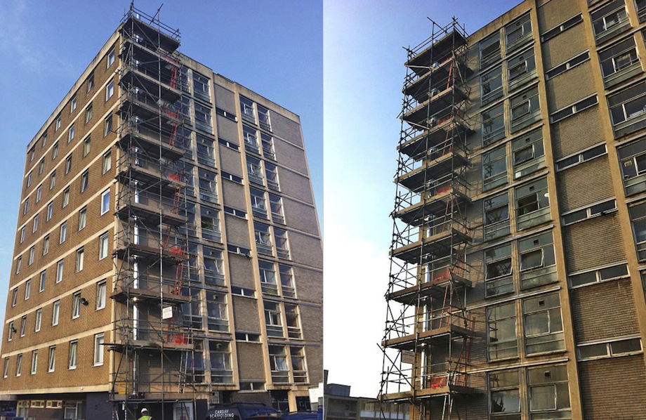 Heath Hospital Cardiff Scaffolding Contracts Ltd