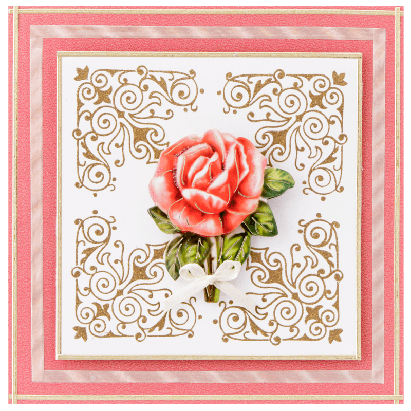 Anleitung Embossing mit Stempeln Ideen mit Herz